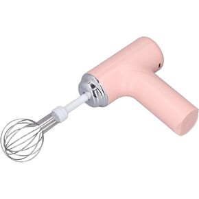 Luqeeg Electric Egg Beater, Hand Mixer Handheld Egg Whisk, Cordless Electric Kitchen Handheld Mixer 3 Speed Food Mixer for Cappuccino Matcha Matcha for Dough Eggs Batter Cream