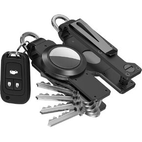 Key Holder Keychain for Apple Airtag,Aluminum Alloy Compatible with Apple Airtag sale,Tile Key Finder For Men and Women or Kids Key Organizer for Car Keys,Air tag Tracker Key Ring Accessories
