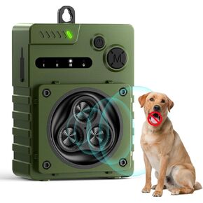 Anti Barking Device, Auto Ultrasonic Dog Barking Control Devices with 3 Modes, Rechargeable Dog Bark Deterrent Devices Bark Box for Outdoor/Indoor Dog Use, Dog Barking Silencer Safe for Dogs & People