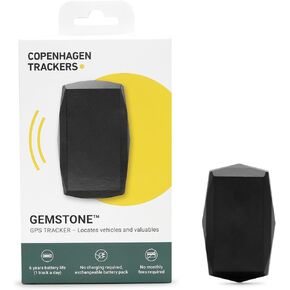 Gemstone GPS Tracker – Ideal for car, Boat, Motorhome, Cargo Bike, Trailers, Equipment - Up to 6 Year Battery Life – No Monthly fees – Built-in SIM Card - IP68 Waterproof – iOS & Android Appcountries
