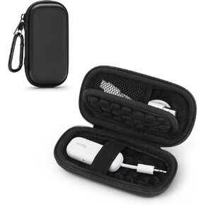 Hard Case for AirFly SE/Pro/Duo Bluetooth Wireless Transmitter Receiver, Portable Airplane Travel Carrying Case Bag for USB Cable, Adapter, Memory Cards, U Disk