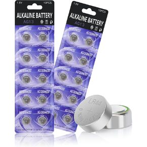 LR44 Batteries LR44 Button Cell Battery 40 Pack,LR44 AG13 357 303 SR44 Battery 1.5V Button Coin Cell Batteries