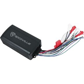 Rockville PS40 4 Channel ATV/UTV/Motorcycle Bluetooth Amplifier IP65 Micro Amp