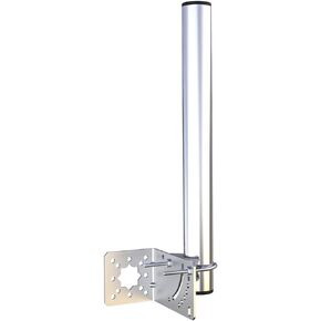 Antenna Pole Mount for Cell Phone Signal Booster, Electronics Pole for Outside Home Antenna 15 inch with U-Bracket Assembly,Universal Vertical Pole Mount