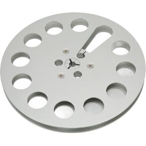 Takeup Reel, Empty Reel 1/4 7 Inch Aluminum Alloy Replacement 11 Holes Universal Proof for NAB