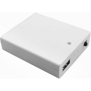 DGZZI AA Battery Box with Built in USB 4 Battery Holder with Switch Cable Free Design Lights Dazzle Battery Box for Toys RC Cars with Lights Decoration Lighting Decorations White