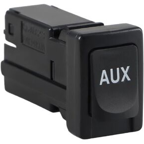 Aux Port Input Auxiliary Jack Audio Stereo Adapter Compatible with Toyota Tundra 2007-2014 Corolla 2009-2013 Tacoma RAV4 Sienna Highlander Avalon Sequoia Replace# 86190-02010