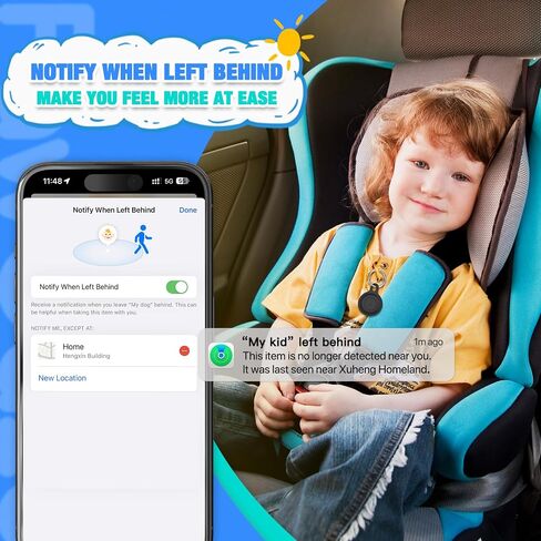 محدد موقع المفاتيح مع الصوت، متتبع للأطفال (iOS فقط)، بدون رسوم شهرية، متعقب بلوتوث ضد الفقدان، متوافق مع تطبيق Apple FindMy، سلسلة مفاتيح مع جهاز تتبع للأطفال/الحقائب/الأمتعة in Saudi Arabia