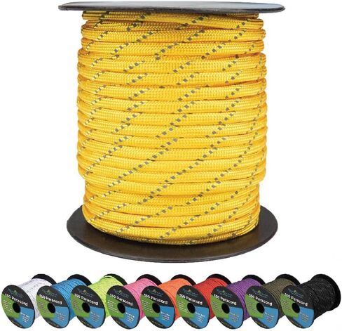 West Coast Paracord Reflective 550lb Paracord – 7 Strand Type III Tactical Parachute Cord for Hiking, Camping, and Fishing – Reflective Pink (100 ft) in Saudi Arabia