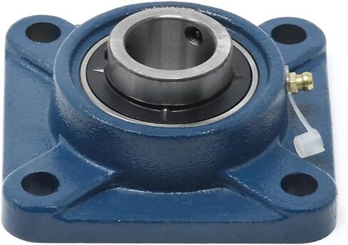 MAPLE ACE UCF205-16 Square Flange Bearing 1" Bore, 4-Bolt Self-Aligning, Solid Base, Heavy Duty (Qty 2) in Saudi Arabia
