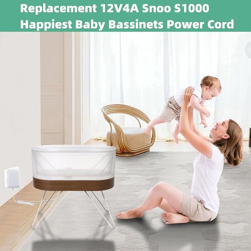 لسلك طاقة Snoo، شاحن محول 12 فولت 2 أمبير لسرير الأطفال الذكي Happiest Snoo CGSW30-120-2000ll CGSW30A-120-2000LL (ليس لـ S1000) in Kuwait