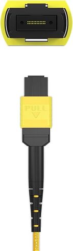 AMPCOM MPO to MPO Trunk Cable 9/125μm Singlemode OS1/OS2(24 Fiber, MPO to MPO Female, Type B, LSZH/Riser, UPC, Yellow) 10m (32ft) in Saudi Arabia