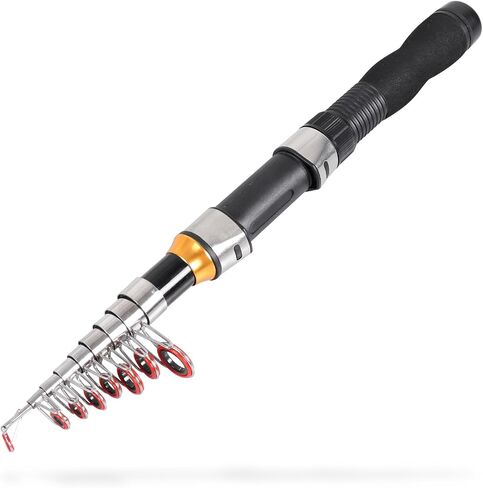 Telescopic Collapsible Extendable Fishing Rod for Saltwater and Freshwater, Lightweight and Compact Design in Saudi Arabia