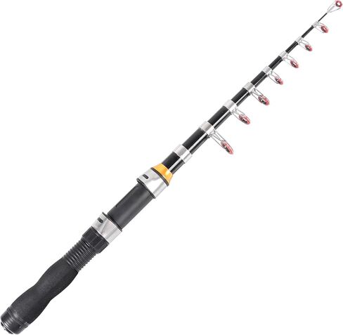 Telescopic Collapsible Extendable Fishing Rod for Saltwater and Freshwater, Lightweight and Compact Design in Saudi Arabia