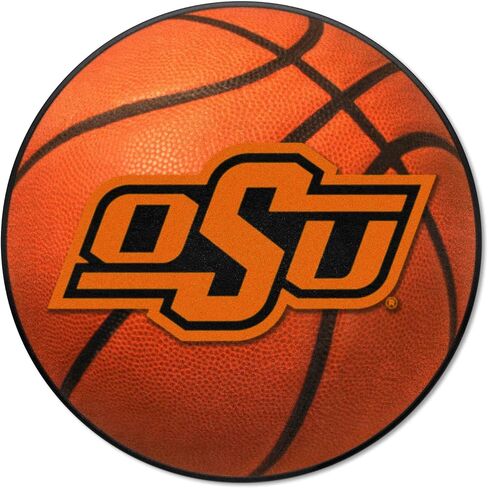 FANMATS 4134 Oklahoma State Cowboys Baseball Shaped Accent Rug - 27in. Diameter in Saudi Arabia