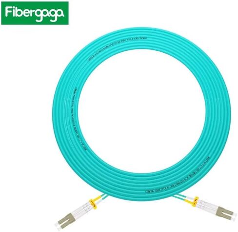 0.5M(1.6ft) OM3 LC to LC Fiber Patch Cable Duplex Multimode Fiber Cable 50/125µm OD-2.0 mm Fiber Optic Cable, Length Option: 0.2M(7inch) -10M(33ft) - 5Pack in Kuwait