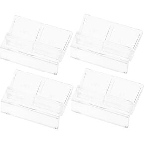 4Pcs Sturdy Acrylic Aquarium Lid Holders Support Racks for Fish Tank Covers Ideal for Rimless Aquariums Securely Hold Your Aquarium Kits and Accessories