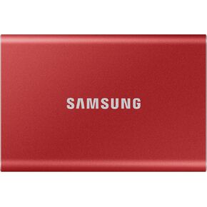 Samsung 1TB T7 External SSD, Red, MU-PC1T0R/WW, Read/Write Speed up to 1050MB/s, Password Security