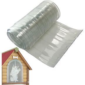 شرائط استبدال باب الكلب، شريط فينيل بلاستيكي لباب الكلاب أو القطط DIY، مقاس 30.48 سم × 17.78 سم، شفاف، غطاء باب بيت الكلب أو بيت الكلب، سهل التركيب، منتجات ومستلزمات الحيوانات الأليفة in Kuwait