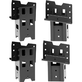 Deer Stand Brackets, Outdoor 4x4 Compound Angle Brackets, Elevator Brackets for Deer Stand, Hunting Blinds, Shooting Shack, Observation Decks, Outdoor Platforms, Set of 4