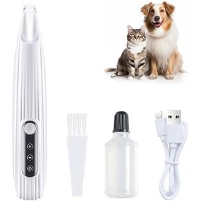 Saffory Paw Trimmer,Dog Paw Trimmer,Electric Pet Paw Trimmer with LED Light,Waterproof Pet Micro Precision Trimmer,Rechargeable Pet Paw Trimmer Low Noise Pet Hair Shaver for Dogs Cats(Upgrade)