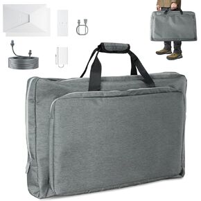 Starlink Gen 3 Carry Case, Starlink Gen 3 Case, Shockproof and Stress-Resistant Starlink Case with Water-Resistant, Dustproof Fabric and Customizable Interior Compartments (Gray)