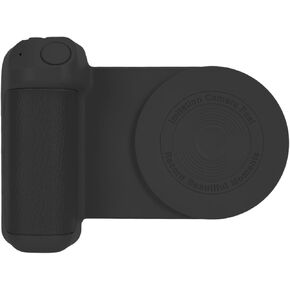 Magnetic Camera Handle Bluetooth Bracket, Smartphone Handle Photo Holder Bluetooth Remote Control for for All Phones Video Shooting Vlog (Black)