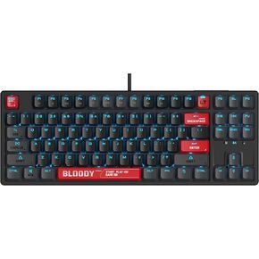 Bloody AT98 Alpha Optical Switch Performance Keyboard - Adjustable Actuation Point, Gaming PBT Keycaps, 7 RGB Backlit Effects, Renegade Design