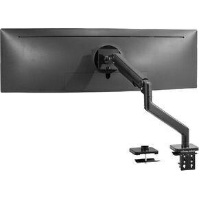 VIVO Heavy Duty Aluminum Ultrawide Monitor Tension Arm for 49 inch Screens up to 20kg, Premium Desk Mount Monitor Stand Designed for Samsung Odyssey G9 and More, Black, STAND-V101E