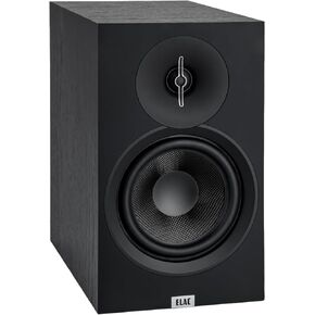 ELAC Debut 3.0 DB53-BK Bookshelf Speakers, Black Ash (Pair) - 1" Aluminum Dome Tweeter & 5.25" Aramid Fiber Woofer - 2-Way Bass Reflex - 48Hz to 38KHz Response