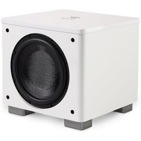 REL HT/1003 MKII, 10" Subwoofer, White Finish - Powerful Bass for Home Theater and Stereo Systems.