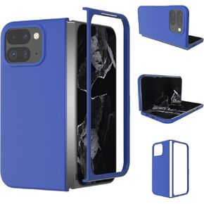 for Google Pixel 9 Pro Fold | Google Pixel Fold 2 2024 Phone Cover, Pixel Fold 2 2024 Hard case with Liquid Silicone Hard PC Microfiber Lining | Anti-Stain Anti-Scratch Shockproof (Yellow)