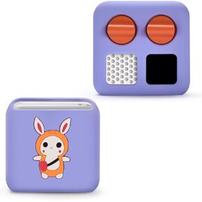 Silicone Protective Case for Yoto Mini - Durable Drop Protection for Children's Audio Players, Ideal for Outdoor Adventures nd Travel (Orange)