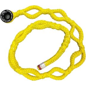 5/8" LPX 12 Strand Polyester Hollow Braid Pluto Multi Tylaska Ring Arborist Rigging Sling 7' (7') Made in USA
