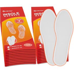 MR.ICE Feet Warmers for Men - 20 Pairs Air Activated Foot Warmers for Feet - Up to 9 Hours of Insole Foot Warmers - Winter Hiking, Skiing, Fishing, Hunting, Camping Heating Pads for Feet - L Size