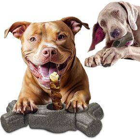 Bully Stick Holder Branch Shape Durable Dog Chew Holder Toy Stimulating Puppy Bully Sticks Holder Security Hold Device - Fits Various Bully Sticks and Dog Sizes