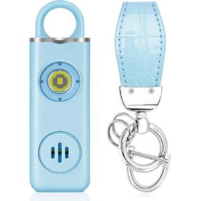 130dB Loud Rechargeable Personal Alarm, Everyday Alarm Keychain with LED Light - Useful Device for Women, Children, Elderly