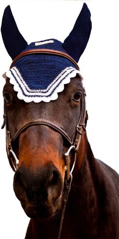 غطاء محرك السيارة من Equine Couture مع لوريكس فضي وألوان متباينة in Kuwait