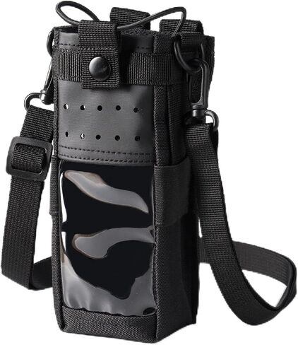 BAOFENG Tactical Radio Protection Case, Walkie Talkie ProCase Holder Molle Radio Bag with Lanyard, for UV-25 Two Way Radio, 7.9'' x 3.6'' x 2.2'', Black in Saudi Arabia