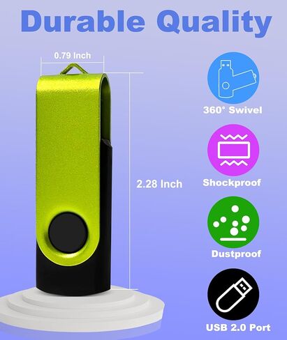2GB USB 2.0 Flash Drive Bulk 20 Pack Thumb Drive Colorful Swivel Zip Drive USB Jump Drive Memory Stick Pendrive, Bulk USB Storage Flash Drive Ideal for Events & Office Shared Data Storage in Saudi Arabia