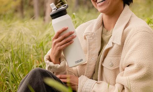CamelBak Eddy+ Water Bottle with Straw - Insulated Stainless Steel, 25 oz, Rose Gold Sky in Saudi Arabia