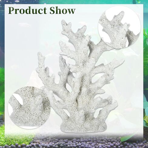 Artificial Coral Decor, Coral Decorations for Aquarium, Resin Coral Ornaments, Resin Coral Statue Home Decor, 7.48"x2.36"x9.45", Orange in Saudi Arabia