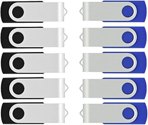 50 Pack 128MB USB Flash Drive 128MB Flash Drives USB 2.0 Blue/Black Half in Saudi Arabia