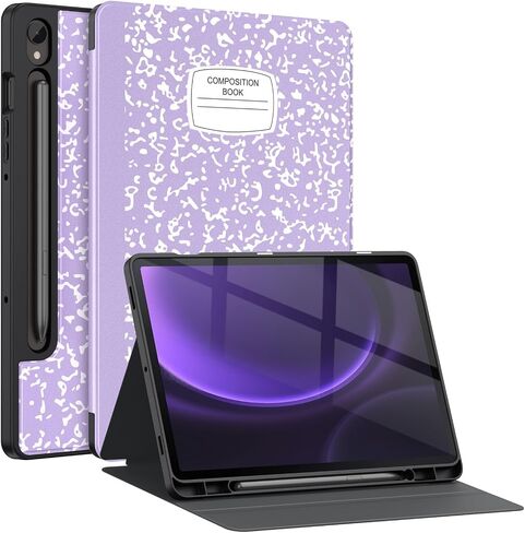 Soke Case for Samsung Galaxy Tab S9 /S9 FE 5G 2023 - Shockproof Stand Folio Case,Multi-Viewing Angles,Soft TPU Back Cover for Galaxy Tab S9 FE 10.9"/S9 11 inch Tablet,Blossom in Saudi Arabia