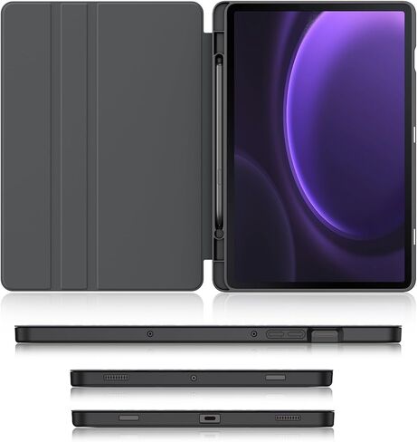 Soke Case for Samsung Galaxy Tab S9 /S9 FE 5G 2023 - Shockproof Stand Folio Case,Multi-Viewing Angles,Soft TPU Back Cover for Galaxy Tab S9 FE 10.9"/S9 11 inch Tablet,Blossom in Saudi Arabia