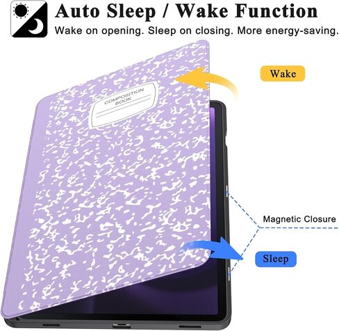 Soke Case for Samsung Galaxy Tab S9 /S9 FE 5G 2023 - Shockproof Stand Folio Case,Multi-Viewing Angles,Soft TPU Back Cover for Galaxy Tab S9 FE 10.9"/S9 11 inch Tablet,Blossom in Saudi Arabia