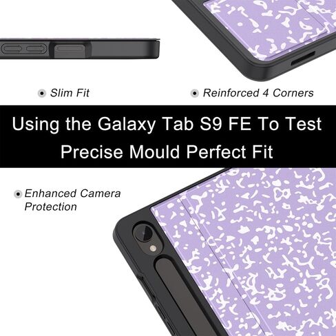Soke Case for Samsung Galaxy Tab S9 /S9 FE 5G 2023 - Shockproof Stand Folio Case,Multi-Viewing Angles,Soft TPU Back Cover for Galaxy Tab S9 FE 10.9"/S9 11 inch Tablet,Blossom in Saudi Arabia