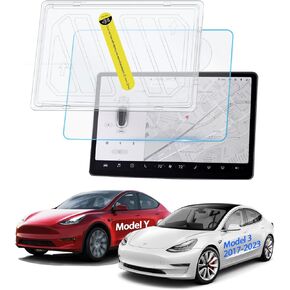 2024 Tesla Model 3 Highland Tempered Glass Screen Protector, 9H Tempered Glass Protector for Tesla Model 3 Accessories 2024,15.4" Glossy Touchscreen Protector