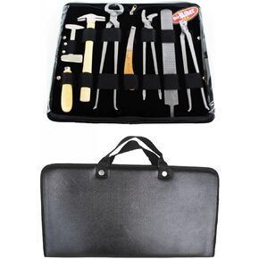 CHALLENGER 8 Piece Horse Equine Farrier Hoof Grooming Shoe Care Tool Kit w/Carry Bag 98448