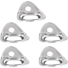 OUKENS Climbing Hanger, 5PCS Climbing Anchor 316 Stainless Steel Climbing Hanger, Bolting Hanger Rock Climbing Anchor Climbing Bolting Hanger for Rappelling Aerial Work